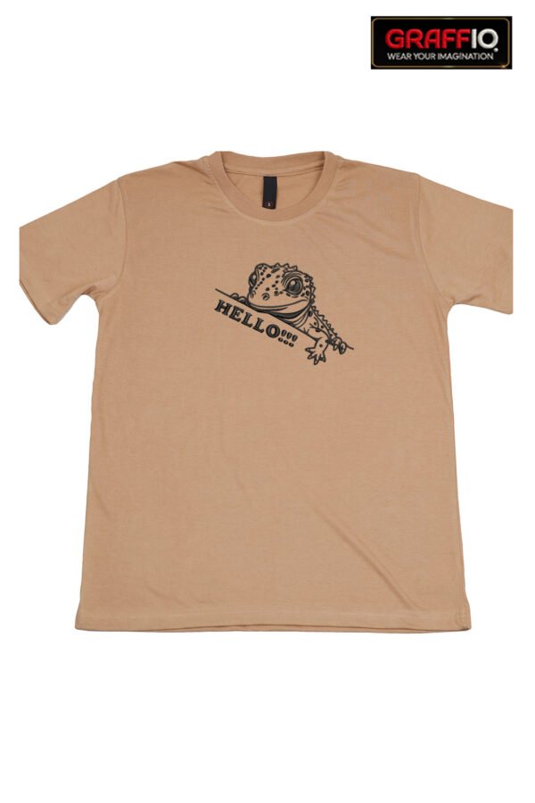 GRAFFIQ CRAZY EMBROIDERY T-SHIRT - LIZARD