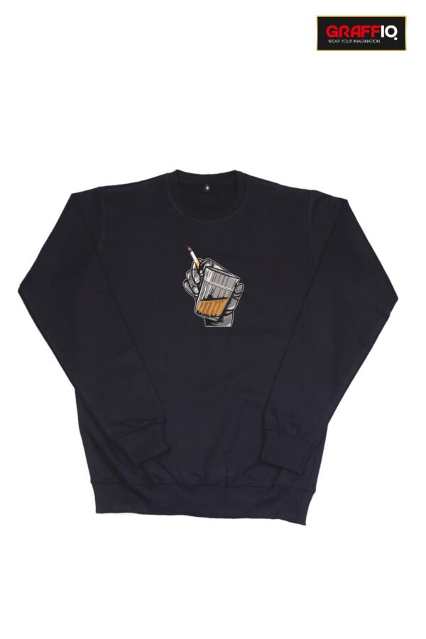 GRAFFIQ CRAZY EMBROIDERY SWEATSHIRT - ENERGY