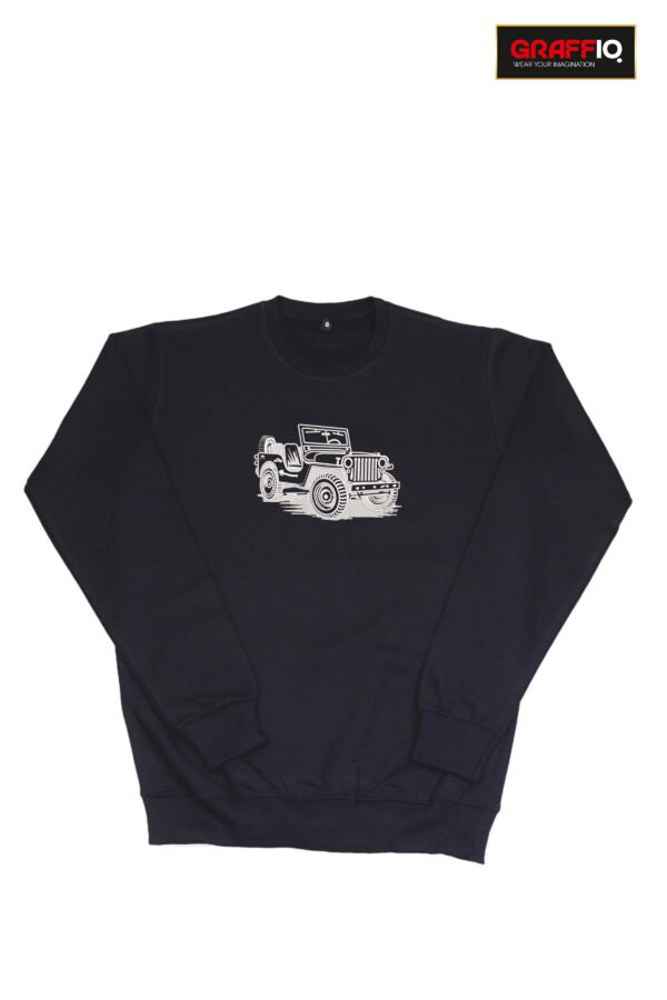 GRAFFIQ CRAZY EMBROIDERY SWEATSHIRT - JEEP