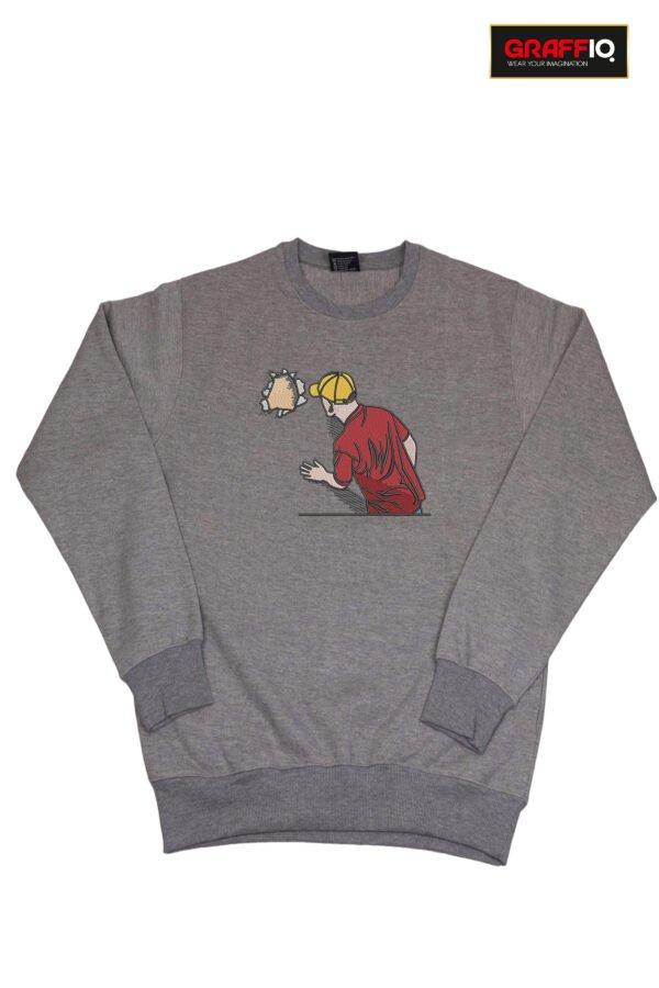 GRAFFIQ CRAZY EMBROIDERY SWEATSHIRT - CREATIVE 1