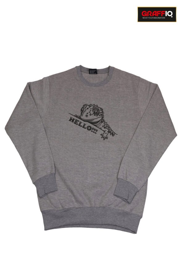 GRAFFIQ CRAZY EMBROIDERY SWEATSHIRT - LIZARD