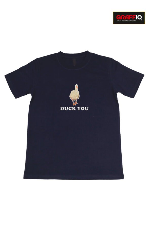 GRAFFIQ CRAZY EMBROIDERY T-SHIRT - DUCK